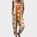 Bequeme Latzhose mit Print