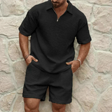 Das Redford Co-Ord-Set - Poloshirt & Shorts für Herren