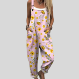 Leichter Latzhosen-Overall mit Seitentaschen