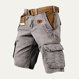 Die Harrington Herren-Cargoshorts mit vielen Taschen und Gürtel im Tactical-Stil