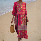 Langes, entspanntes, elegantes und bequemes Kleid