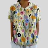 Elegantes Blusentop mit Blumenmuster