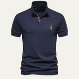 Das Treviso Herren-Poloshirt aus Baumwolle, klassisch