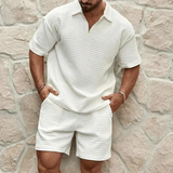 Das Redford Co-Ord-Set - Poloshirt & Shorts für Herren