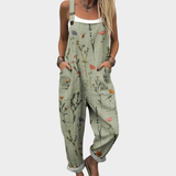 Bequeme Latzhose mit Print