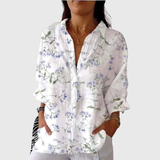 Farbige Bluse mit Druck