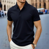 Das Pesaro Herren-Poloshirt mit kurzen Ärmeln, klassisch