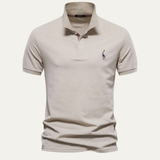 Das Treviso Herren-Poloshirt aus Baumwolle, klassisch