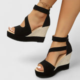 Aviana – Komfort-Sandalen mit Keilabsatz