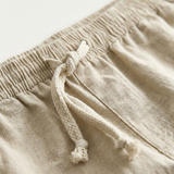 Die Rowley Leinenshorts – Herrenshorts mit Tunnelzug