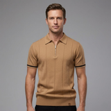 The Briarcliff Herren-Poloshirt mit Viertelreißverschluss