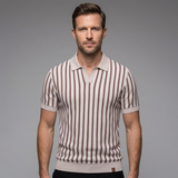 The Greenfield Elegantes Herren-Strickpoloshirt