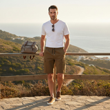 Die Cedarcrest Ridge Herren-Cargoshorts mit vielen Taschen, leicht