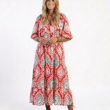 Zaria | Midikleid mit Paisley-Druck