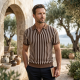 The Greenfield Elegantes Herren-Strickpoloshirt