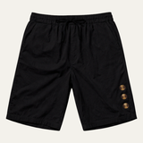 Die Ashbury Herren-Sommershorts mit Tunnelzug und Knopfdetail