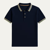 The Bellagio Gestreiftes Poloshirt aus Baumwolle