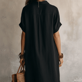 Modern Boho | Leichtes Midikleid aus Leinen