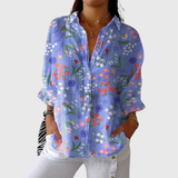 Farbige Bluse mit Druck