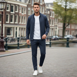Der Milford Herren Premium-Trainingsanzug – Zip-Jacke und Jogginghose in moderner Passform