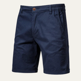 Die Roseland Herren-Sommershorts aus hochwertiger Baumwolle, ohne Bundfalten