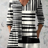 Capri | Weite Bluse mit V-Ausschnitt