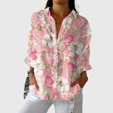 Leichte Bluse mit farbigem Druck