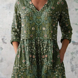 Addison | Weite Bluse mit V-Ausschnitt