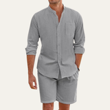 Das Nottingham Herren Leichtes Zweiteiliges Sommer-Set – Strand-Outfit aus Baumwolle