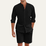 Das Nottingham Herren Leichtes Zweiteiliges Sommer-Set – Strand-Outfit aus Baumwolle