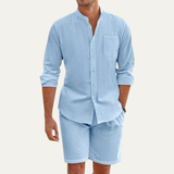 Das Nottingham Herren Leichtes Zweiteiliges Sommer-Set – Strand-Outfit aus Baumwolle