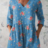 Mabel | Weite Bluse mit V-Ausschnitt