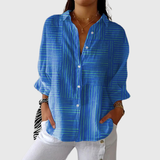 Farbige Bluse mit Druck