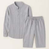 Das Nottingham Herren Leichtes Zweiteiliges Sommer-Set – Strand-Outfit aus Baumwolle
