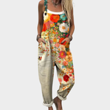 Bequemer Jumpsuit mit Print