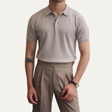 Das Otranto Herren-Poloshirt aus Strick für Business-Casual