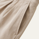 Die Henwick Leinenshorts – geschnittene Sommershorts für Herren