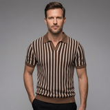 The Greenfield Elegantes Herren-Strickpoloshirt