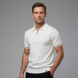 The Briarcliff Herren-Poloshirt mit Viertelreißverschluss