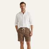 Die Rowley Leinenshorts – Herrenshorts mit Tunnelzug