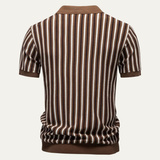 The Greenfield Elegantes Herren-Strickpoloshirt