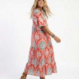 Zaria | Midikleid mit Paisley-Druck