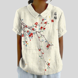 Elegantes Blusentop mit Blumenmuster