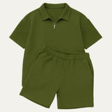 Das Redford Co-Ord-Set - Poloshirt & Shorts für Herren