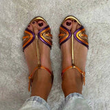 Viviana | Sandalen in Mittelmeerfarben