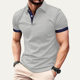 Das Cala Mariolu Herren-Golfpolo mit Print, leger