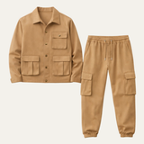 Das Mantova Herren Utility Cargo-Set im Trendlook – Jacke und Hose