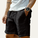 Die Glenmore Lane Herren-Leinenshorts mit Elastikbund und Taschen