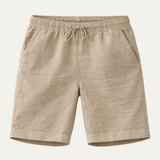 Die Glenmore Lane Herren-Leinenshorts mit Elastikbund und Taschen
