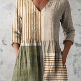 Halley | Weite Bluse mit V-Ausschnitt